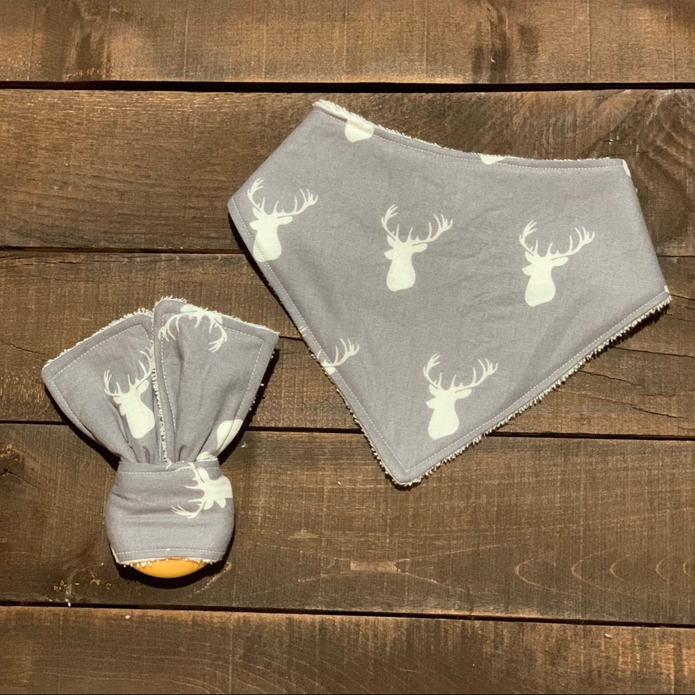 Baby Bib/ Teether Combo